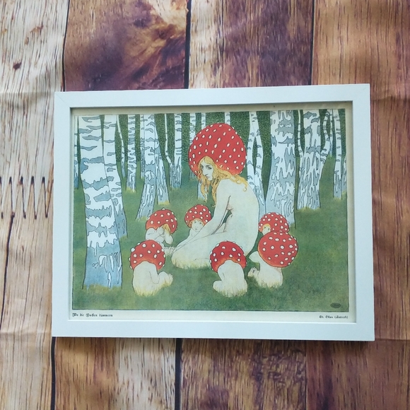 Loxohome Other - Framed Mother Mushroom giclee canvas